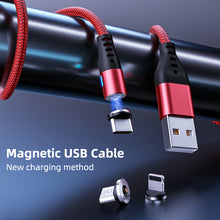 Aufu Led Magnetic Usb Charging Cable Usb Type C Phone Cable Magnet